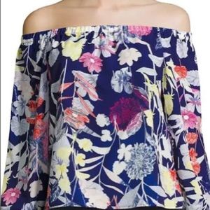 Yumi Kim Tropical Fiesta off the shoulder top